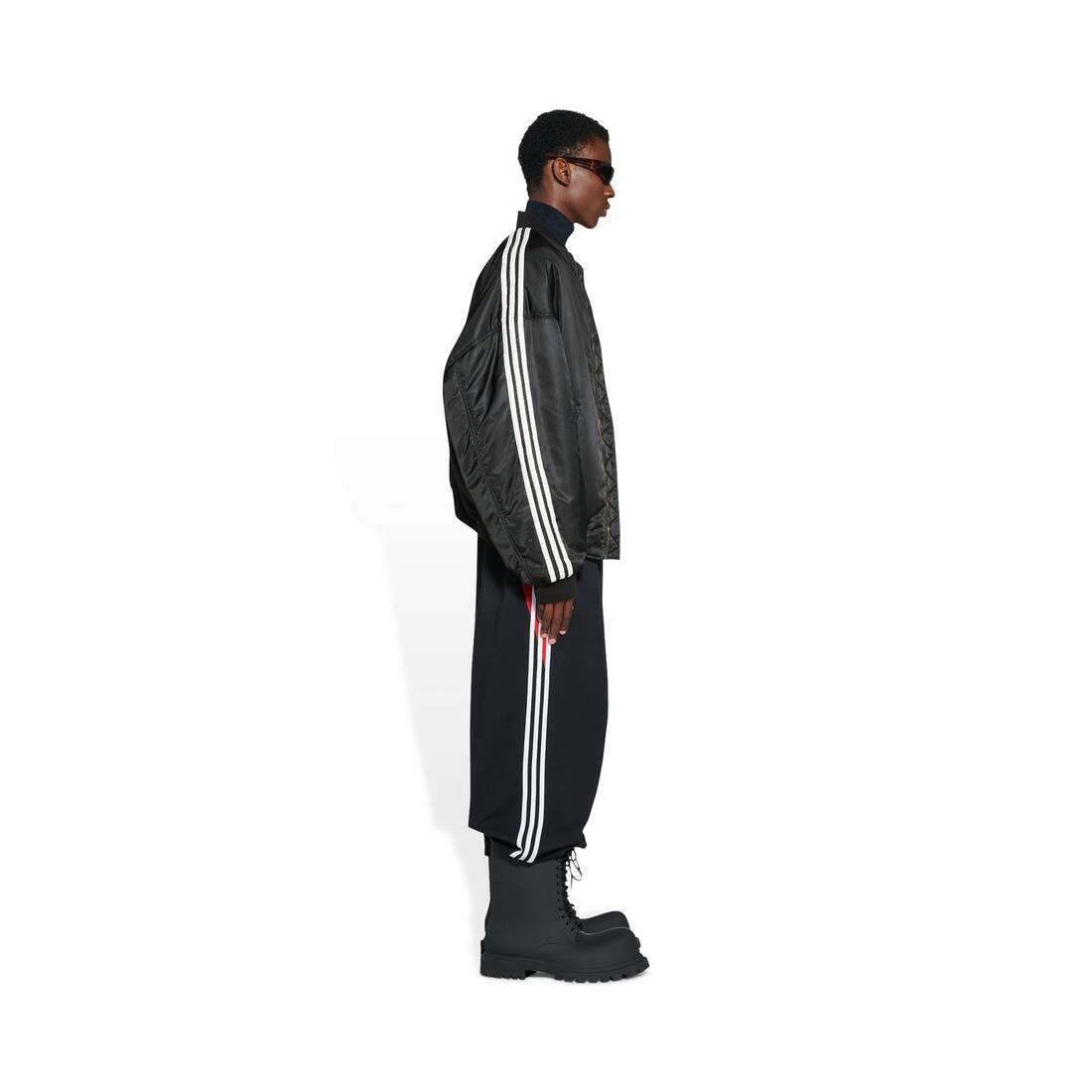 Men's Balenciaga / Adidas Bomber in Black - 3
