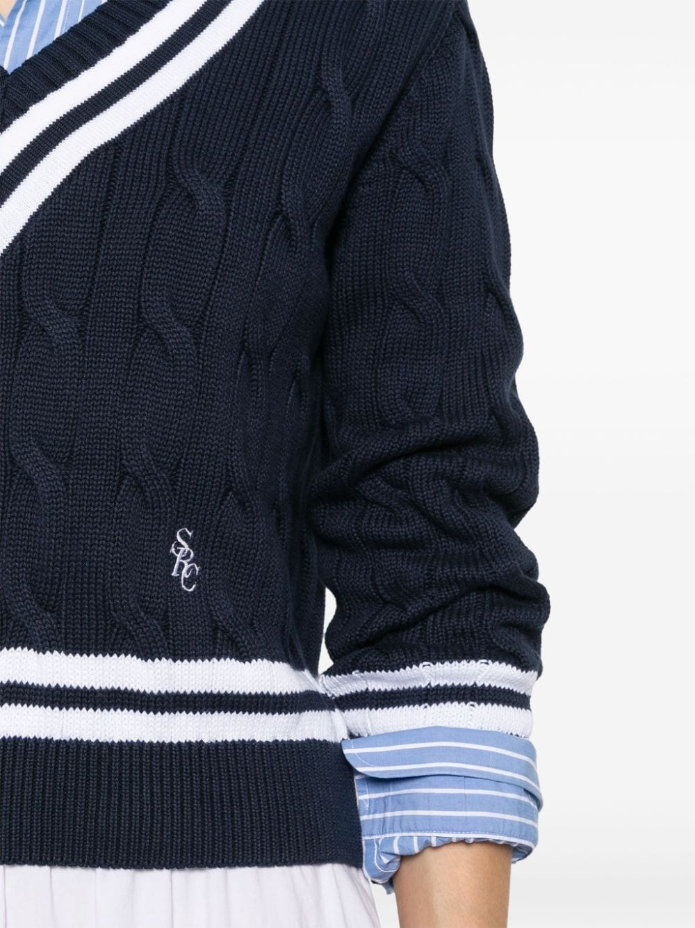 SRC cable-knit jumper - 5