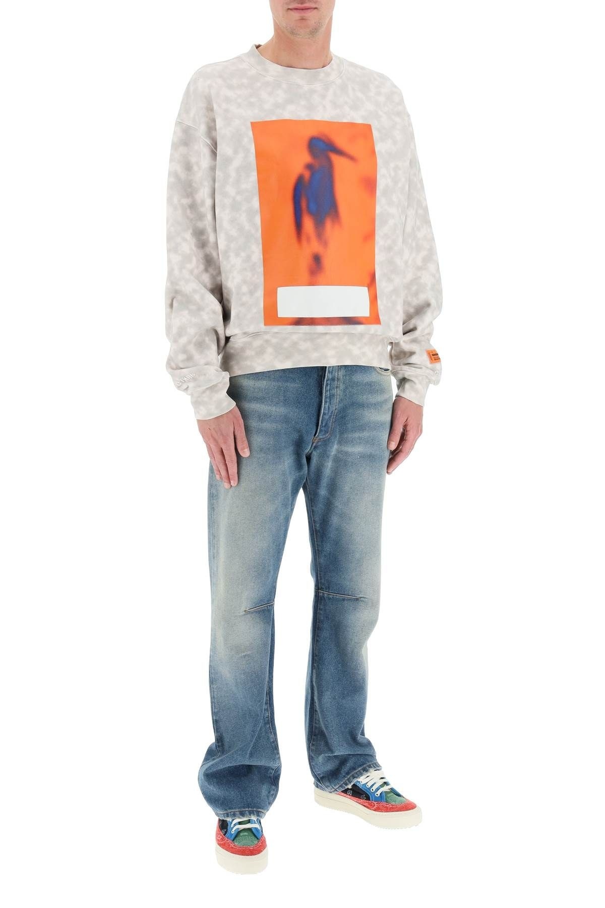 CENSORED HERON CREW NECK SWEATSHIRT - 2