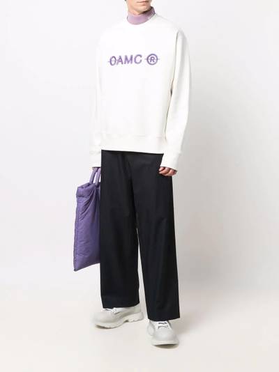 OAMC tilt logo sweatshirt outlook