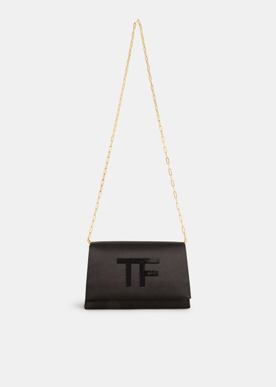 TOM FORD Black Satin Disco Bag outlook