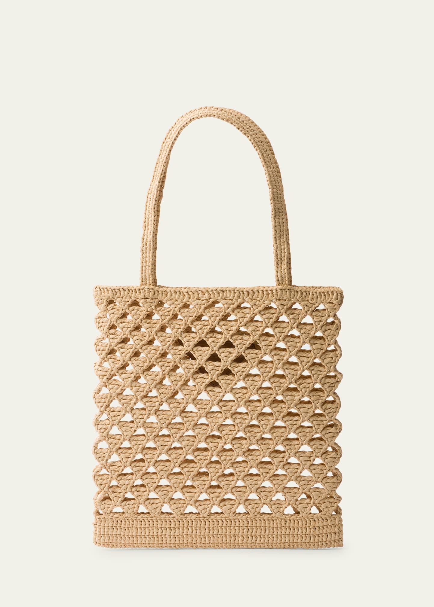 Logo Crochet Tote Bag - 2