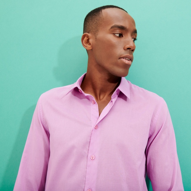 Unisex Cotton Voile Light Shirt Solid - 8