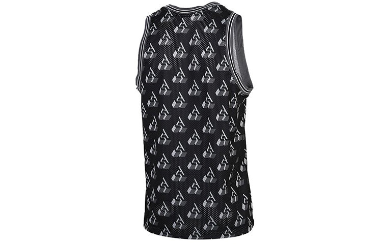 Nike Giannis Monogram Vest Asia Sizing 'Black White' CK6223-010 - 2