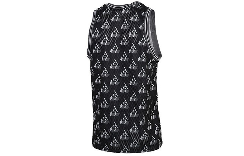 Nike Nike Giannis Monogram Vest Asia Sizing 'Black White' CK6223-010 outlook