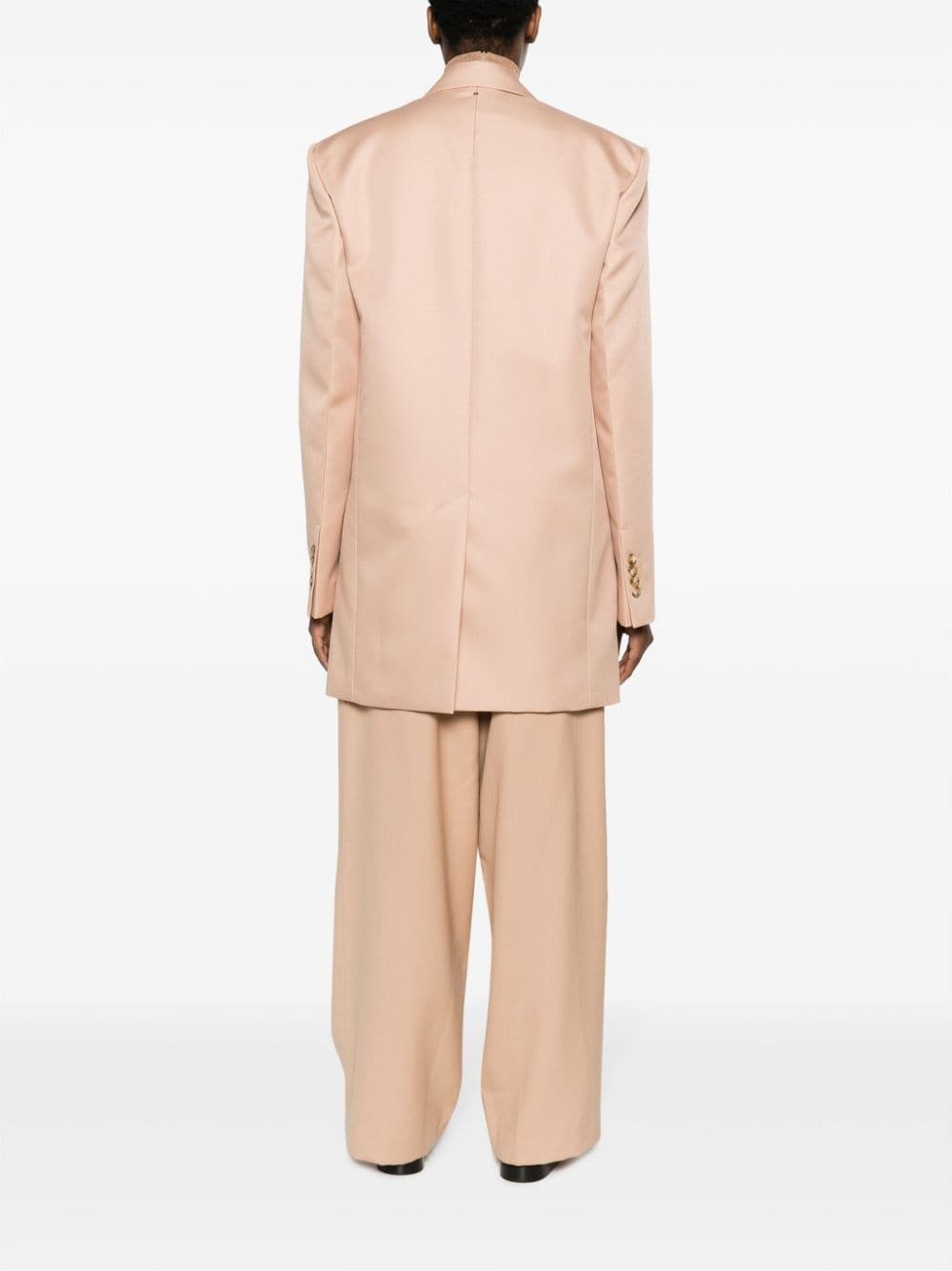notched-lapels single-breasted blazer - 4