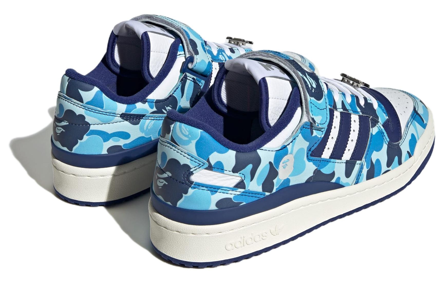 adidas x A Bathing Ape Forum Low 84 '30th Anniversary - Blue' ID4772 - 5