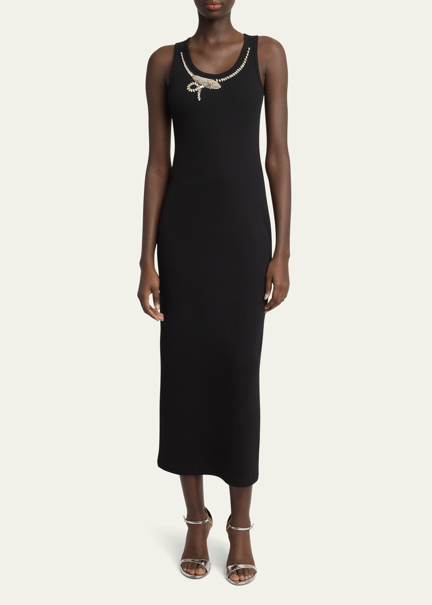 Snake Crystal Tank Dress - 2
