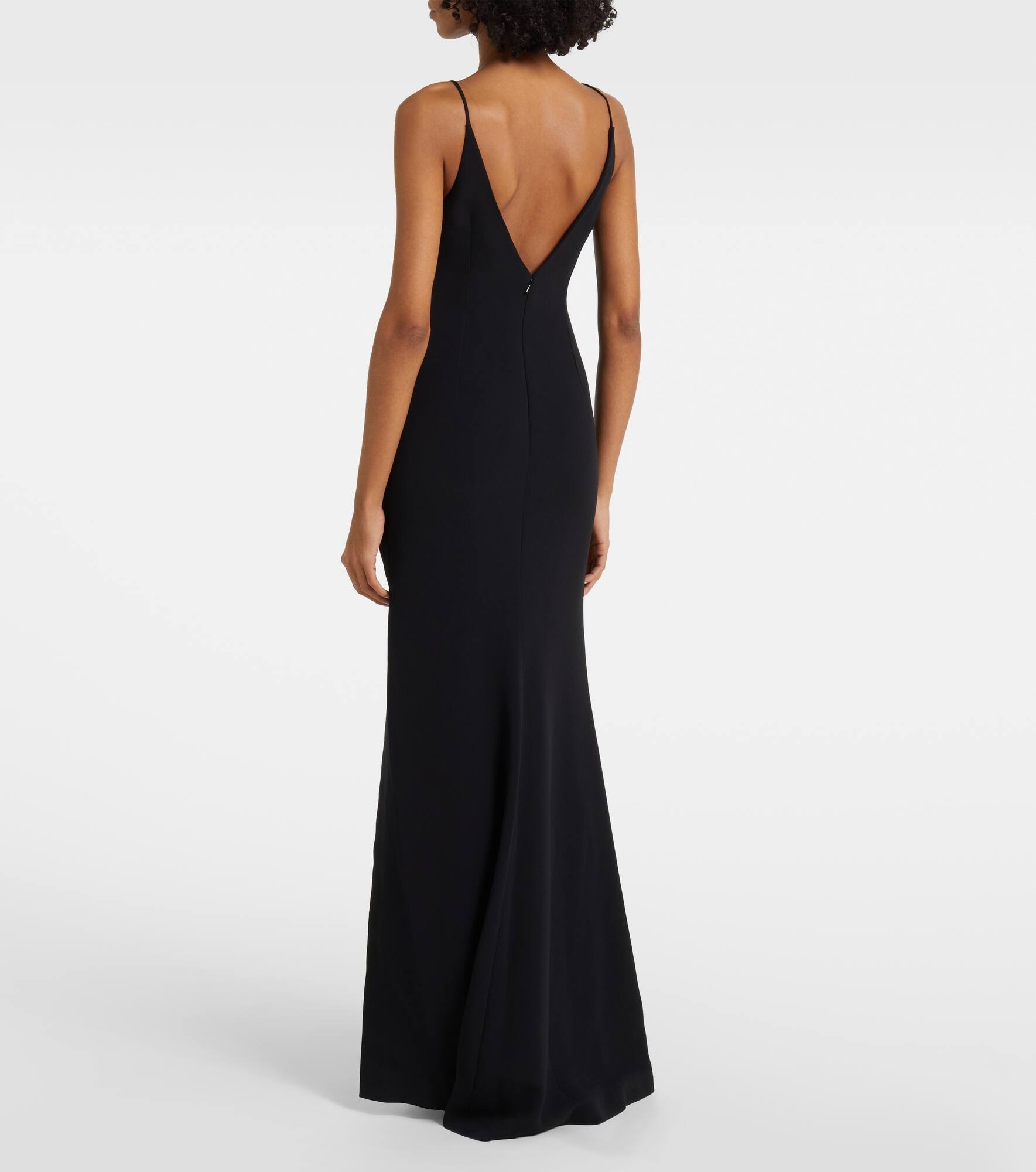 Embellished bow-detail cady gown - 3