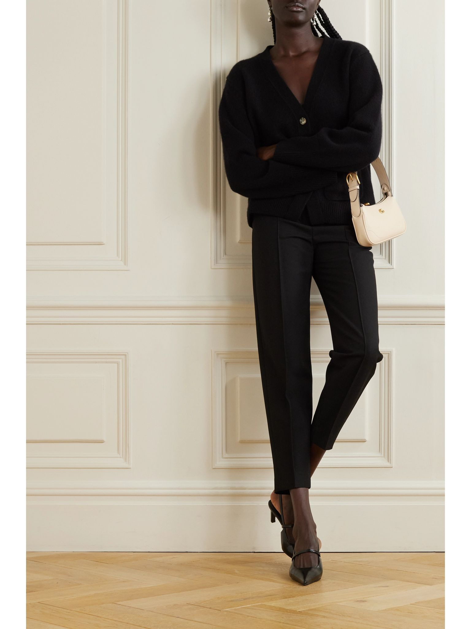 Janelle cashmere cardigan Black - 2