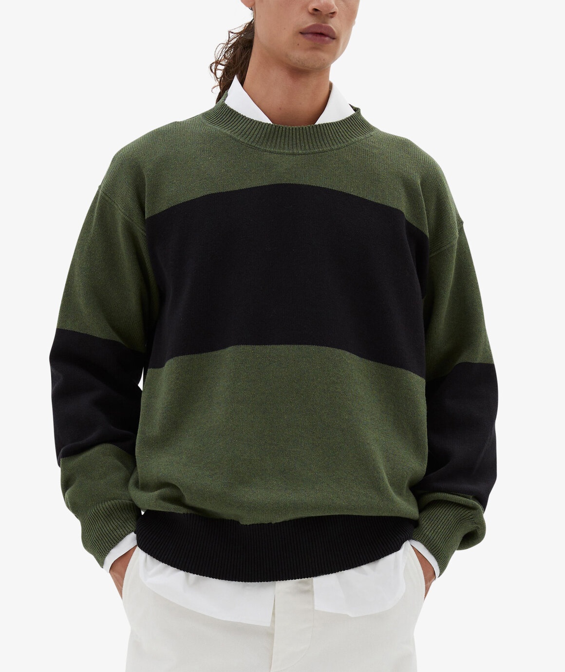 MHL Block Stripe Jumper - 5