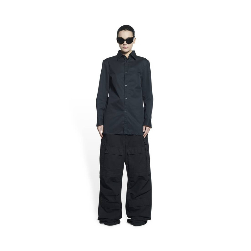 BALENCIAGA Men's Tailored Shirt  in Black outlook