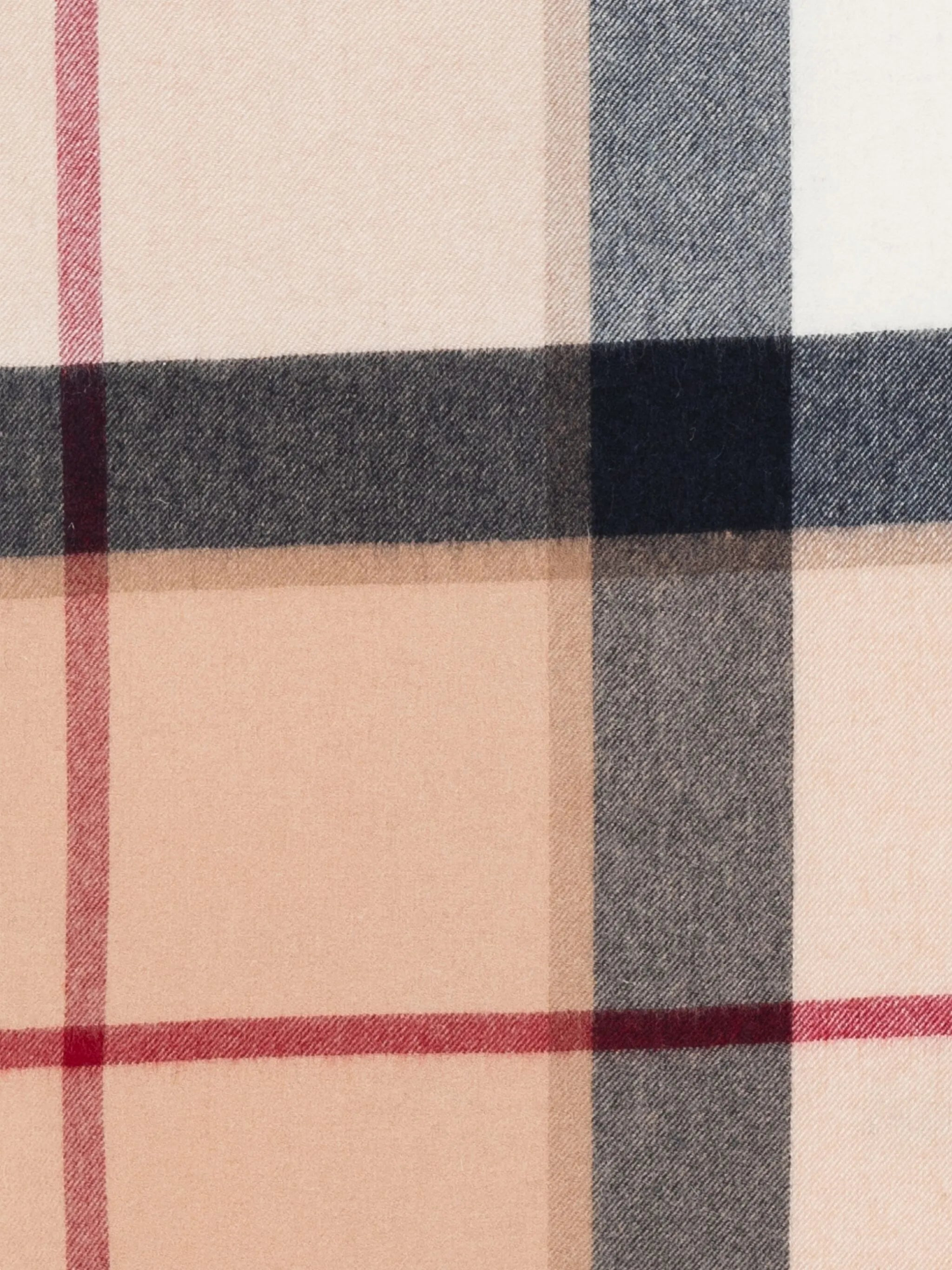 Barbour Checked Wool Scarf - 3