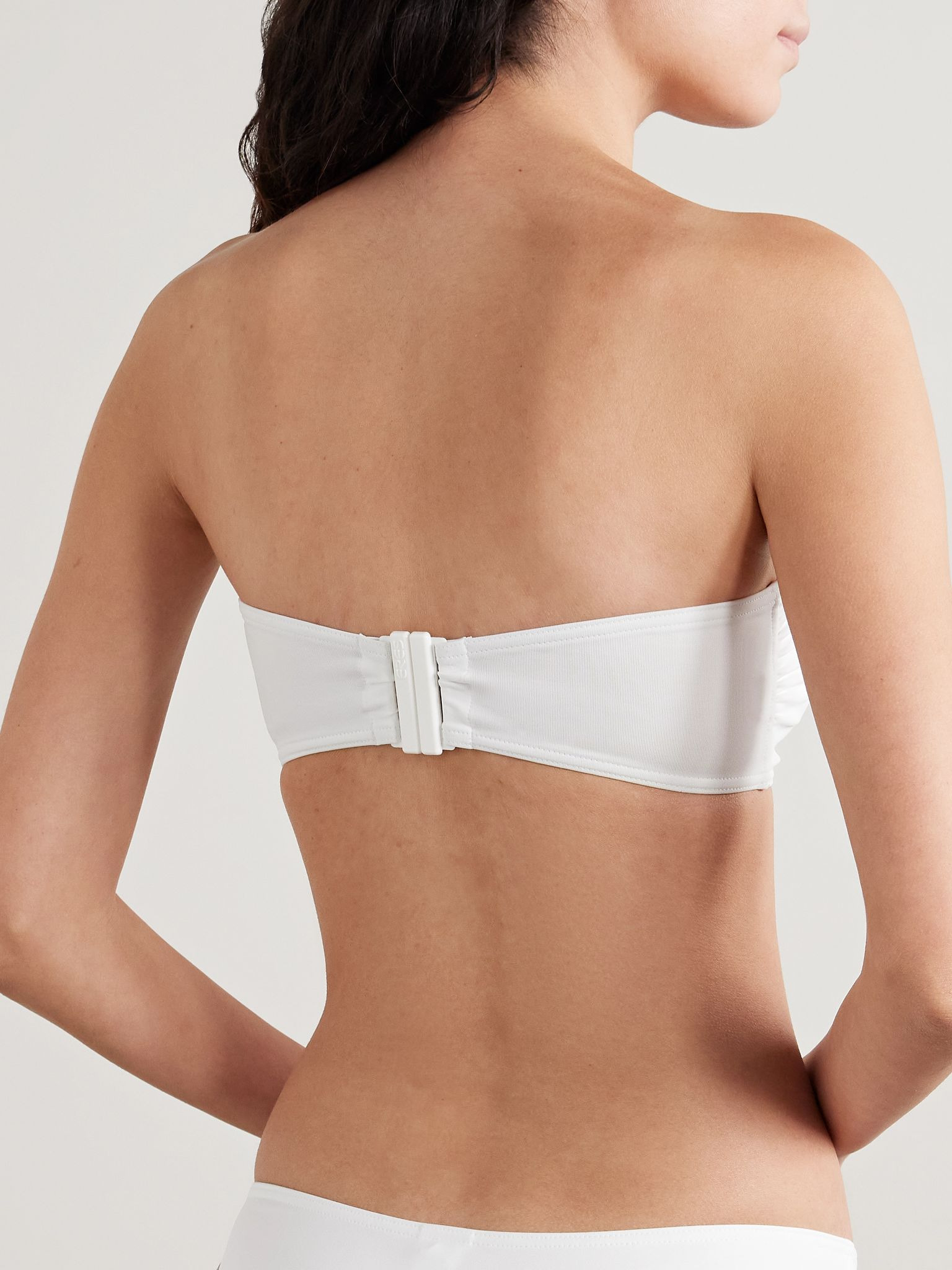 Les Essentiels Show bandeau bikini top White - 3