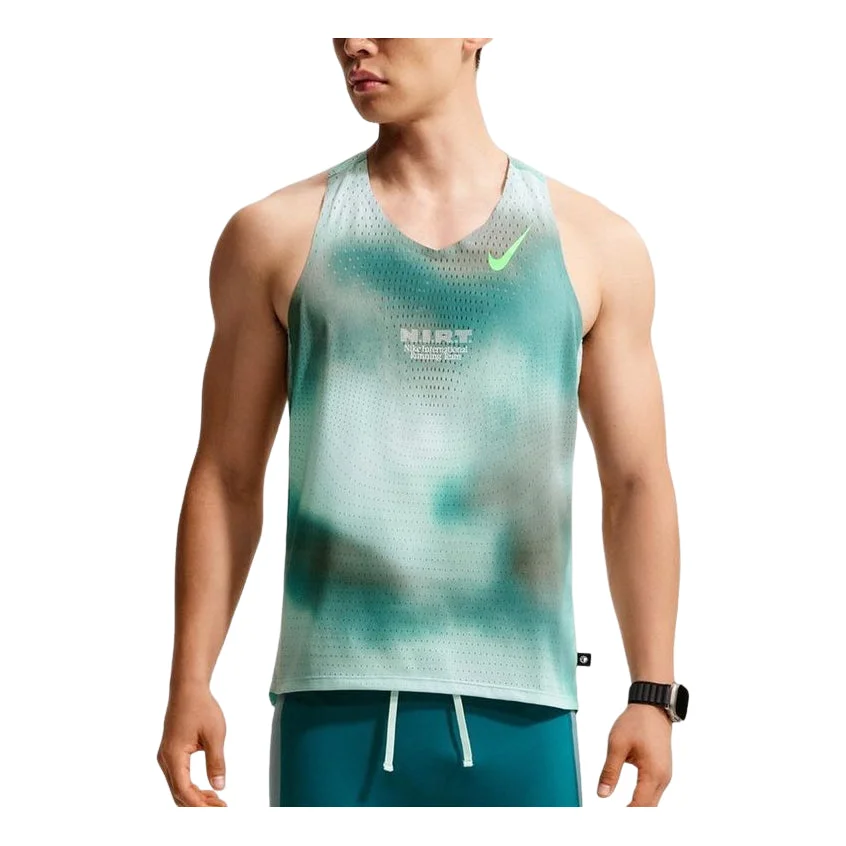 Nike AeroSwift Dri-FIT ADV Singlet 'Bright Spruce' IV6618-373 - 1