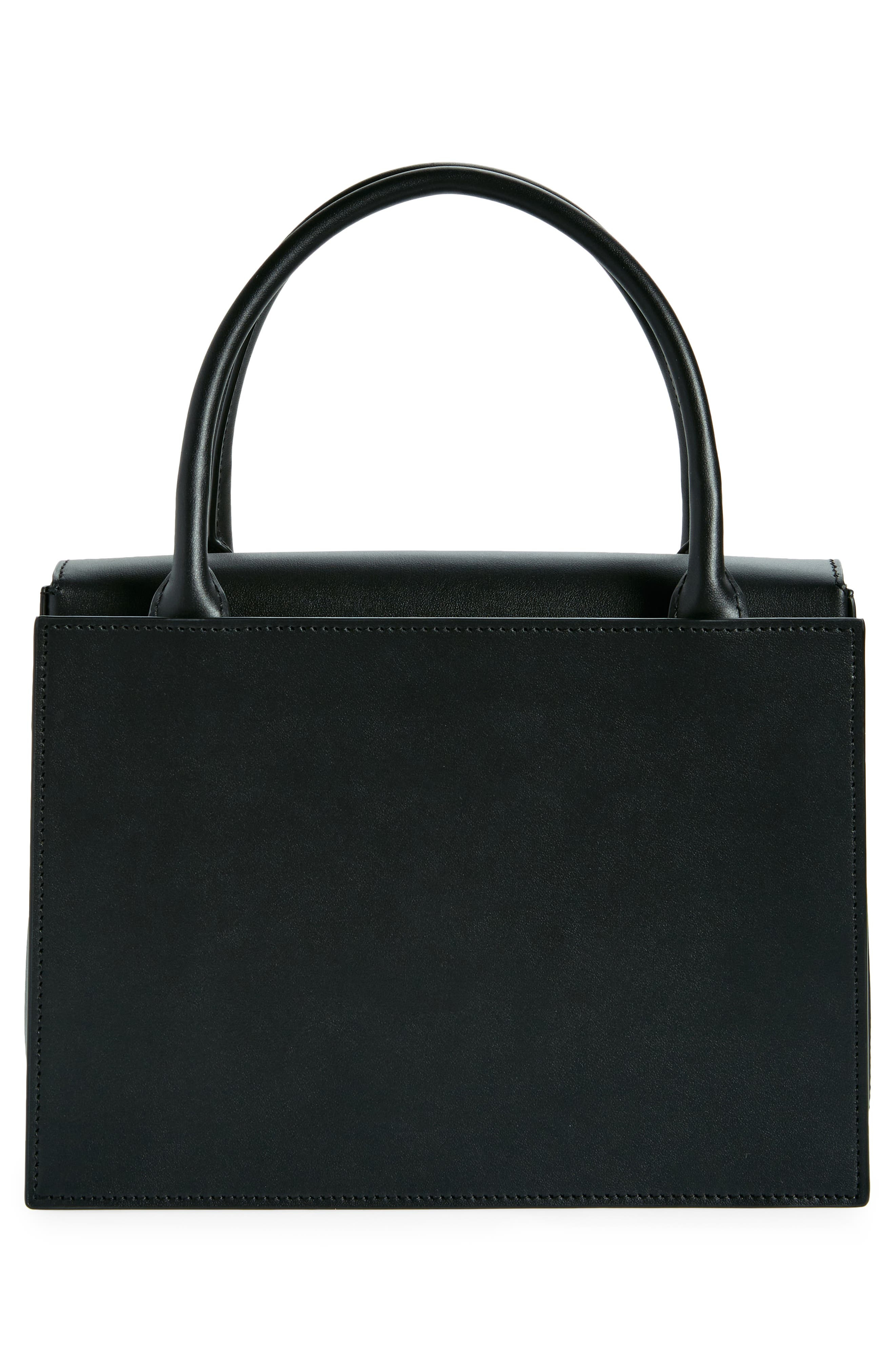 Dolce&Gabbana 3.5 Logo Leather Top Handle Bag in Black at Nordstrom - 3