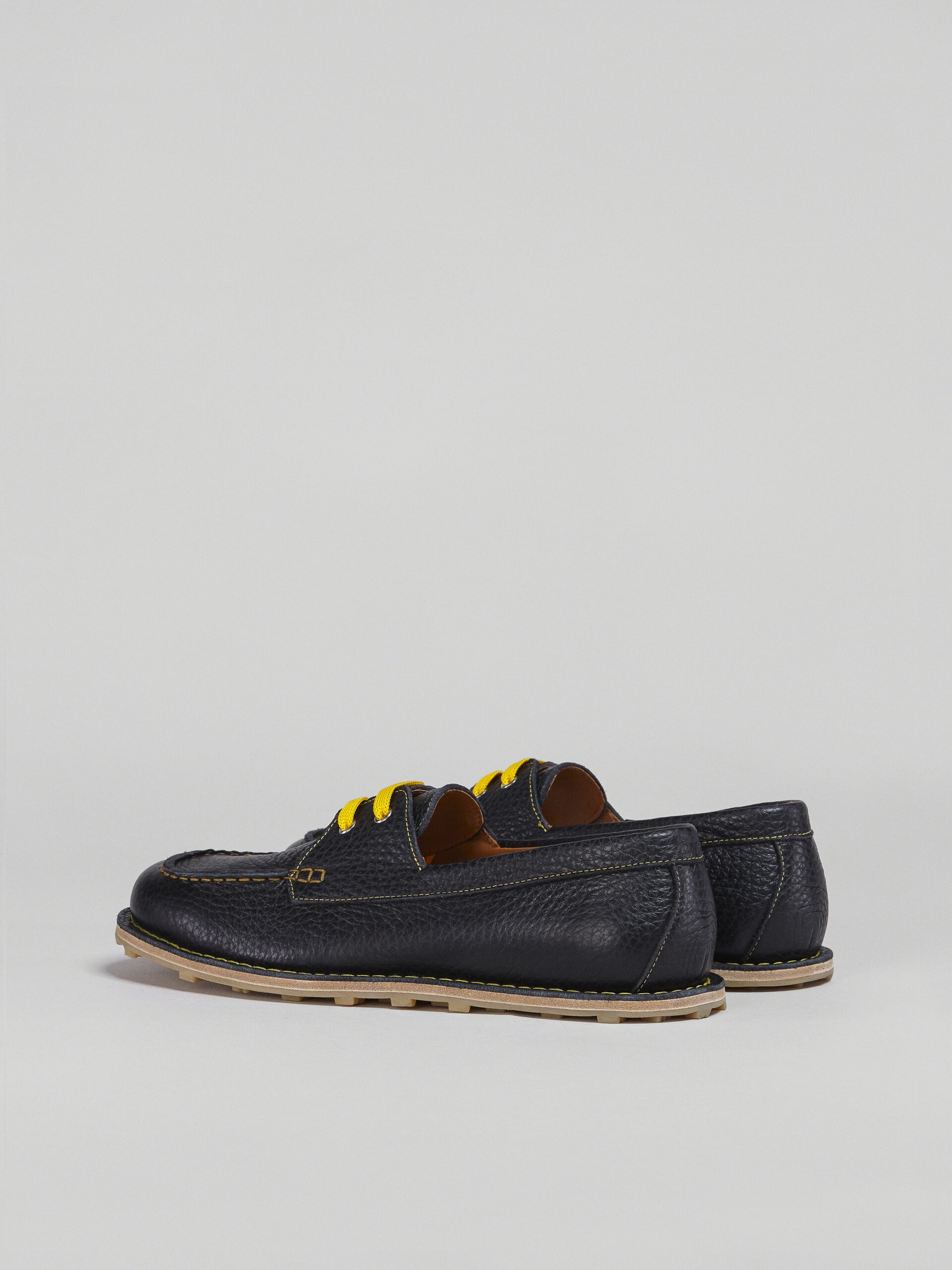 DERBY LACE-UP IN GRAINED CALF - 3