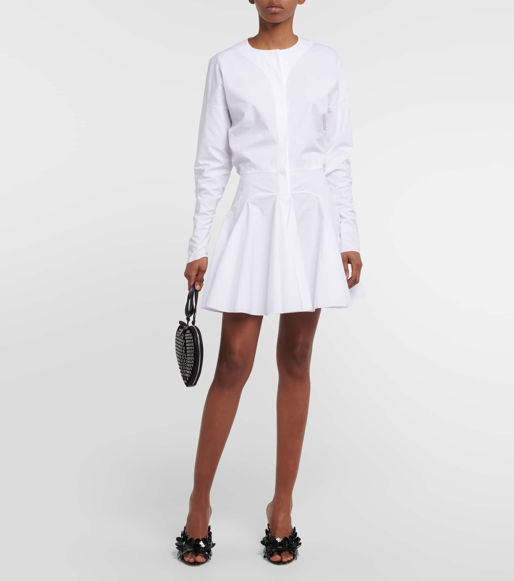 Cotton poplin minidress - 2