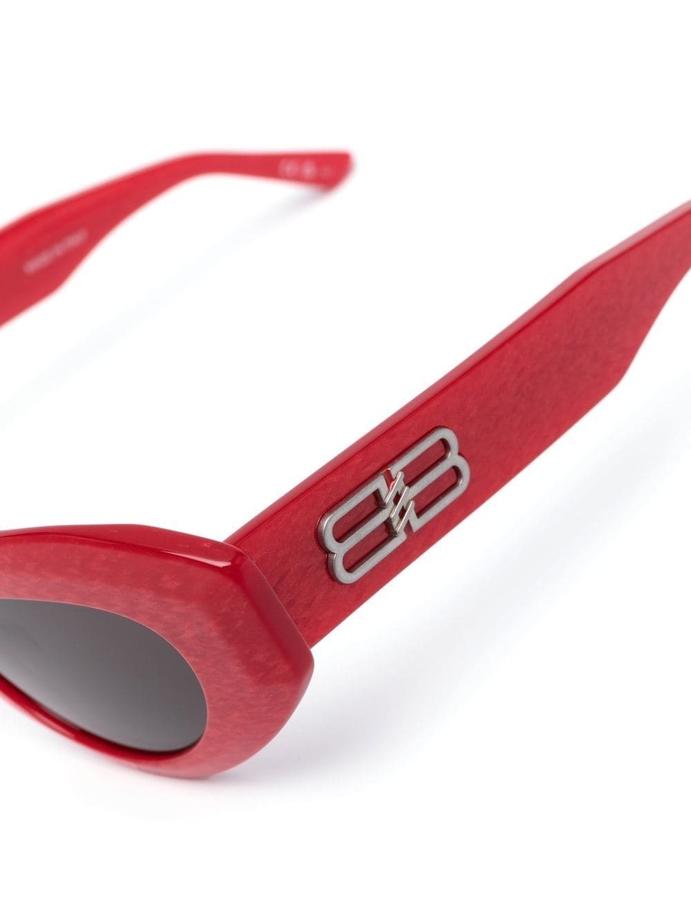 logo-plaque cat-eye sunglasses - 3
