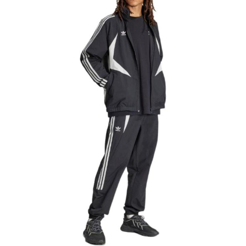 adidas adidas Climacool Track Jacket Asia Sizing 'Black White' JF8736 outlook