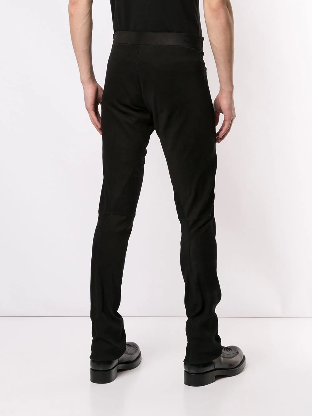 classic slim-fit trousers - 4