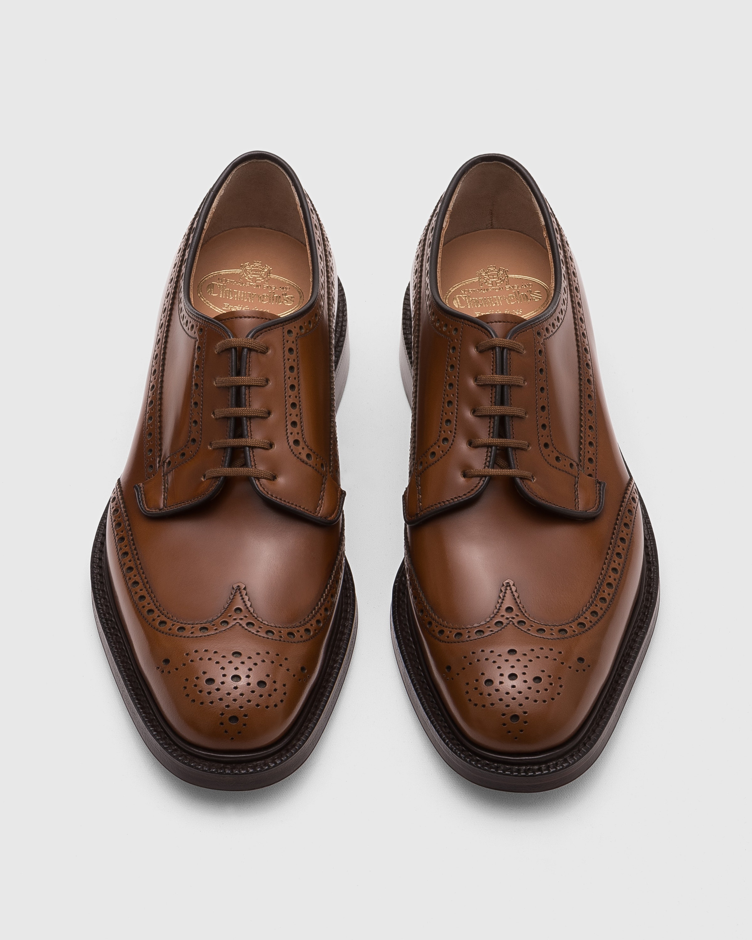 Polished Binder Derby Brogue - 5