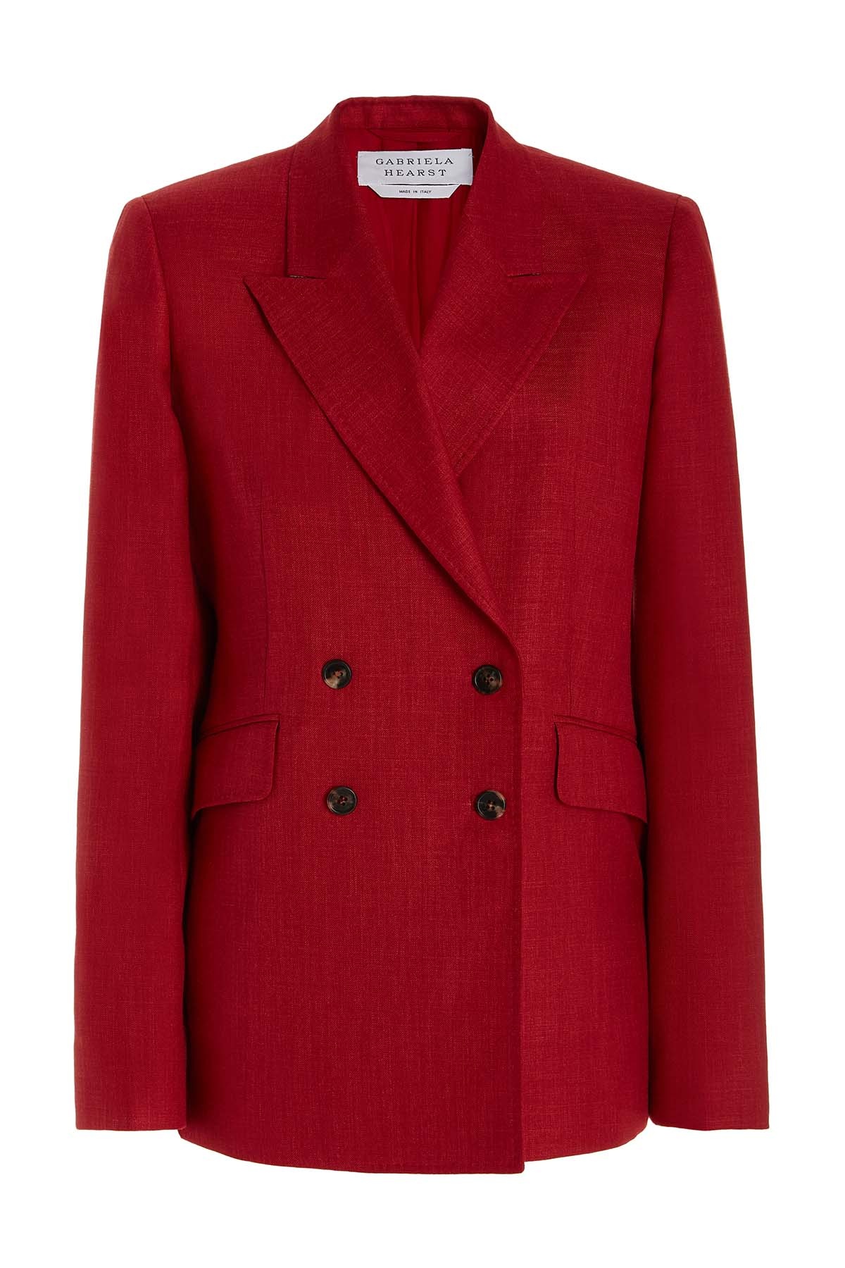 Angela Blazer in Silk Wool with Linen - 1