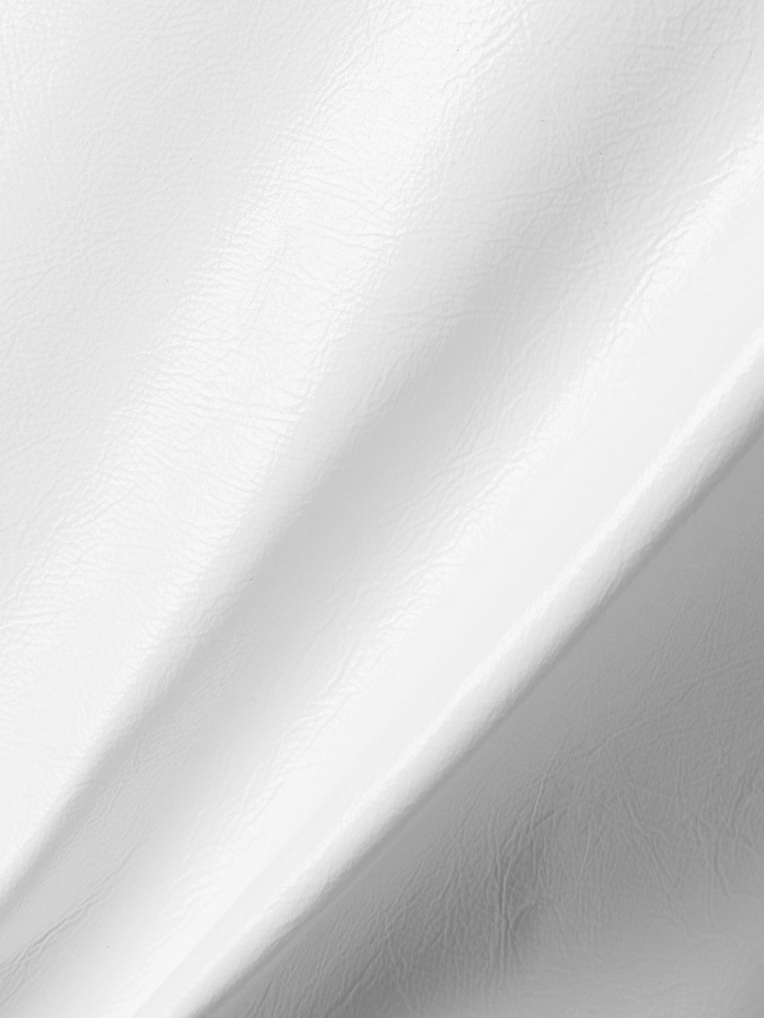 Tasseled glossed-leather midi skirt White - 6