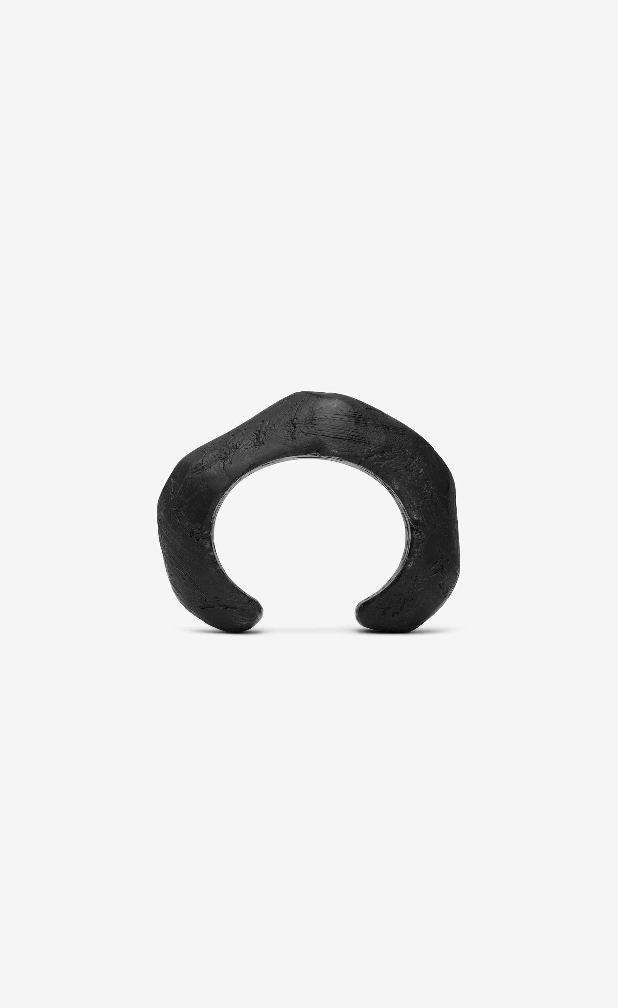 organic arty cuff bracelet in wood - 3