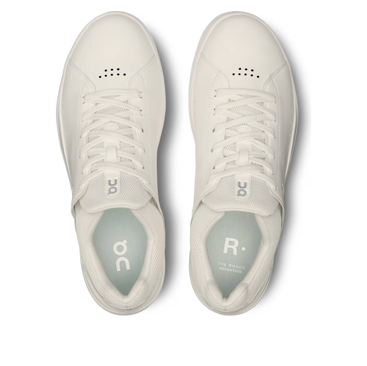 On Running The Roger Advantage 'All White' 3MD10640108 - 4