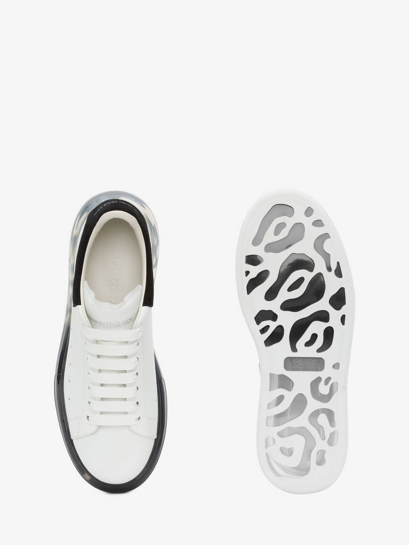Oversized Sneaker in White/black - 4