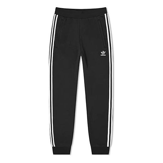 adidas originals Classic Side Stripe Bundle Feet Casual Running Sports Pants Black GN3458 - 1