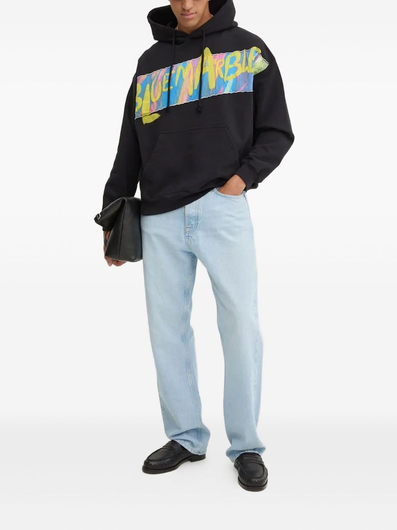 BLUEMARBLE logo-print hoodie outlook