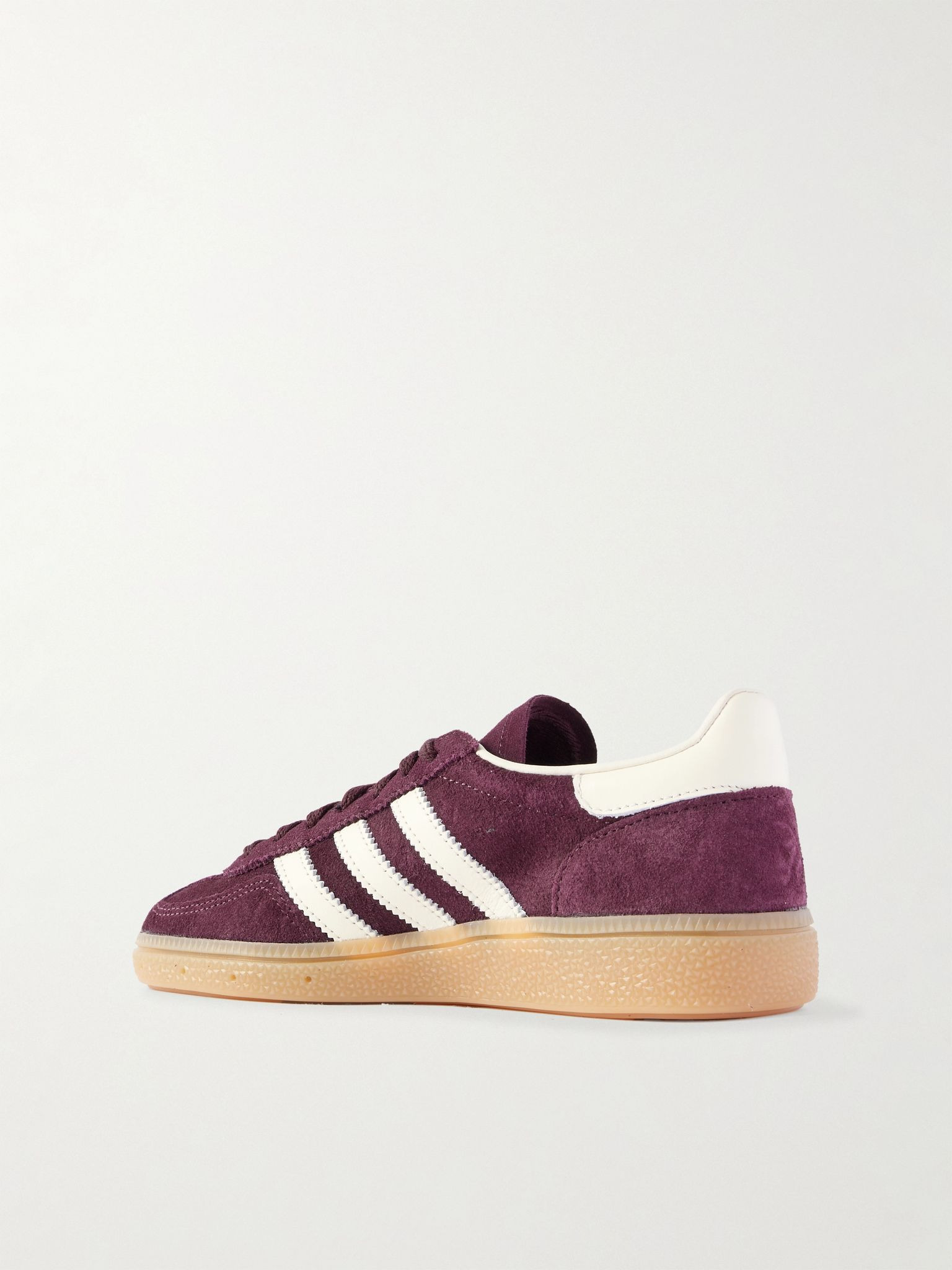 Handball Spezial leather-trimmed suede sneakers Burgundy - 3