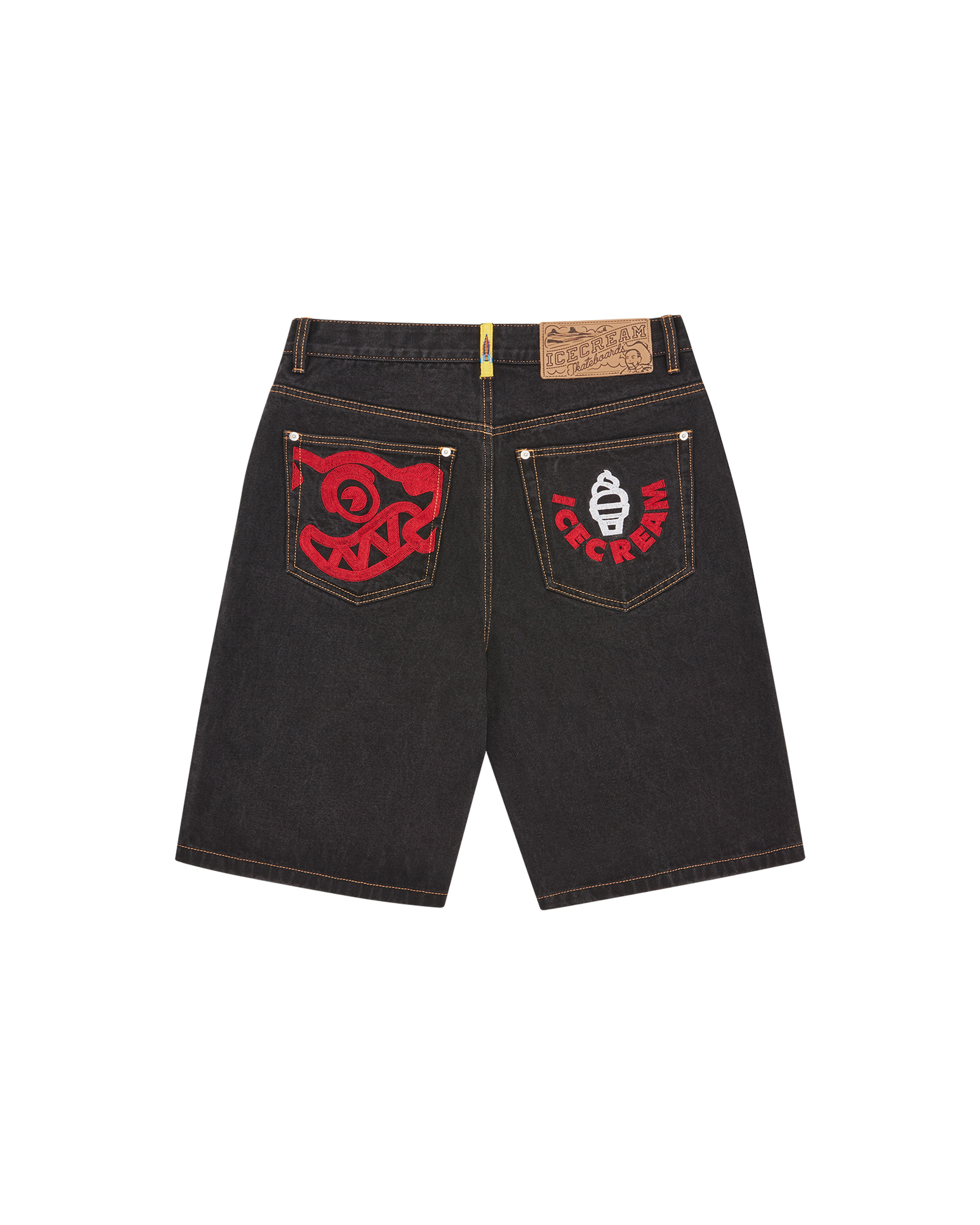 RUNNING PUPPY DENIM SHORTS - 2