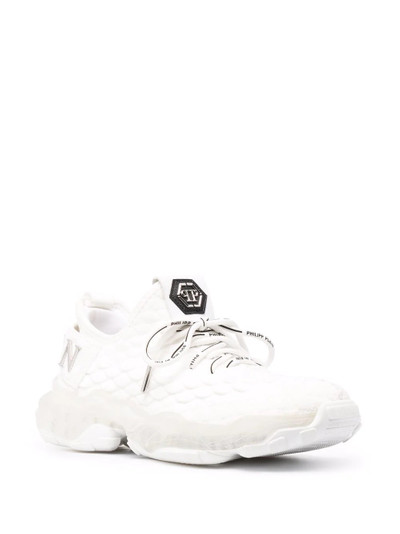 PHILIPP PLEIN Runner hexagon logo sneakers outlook