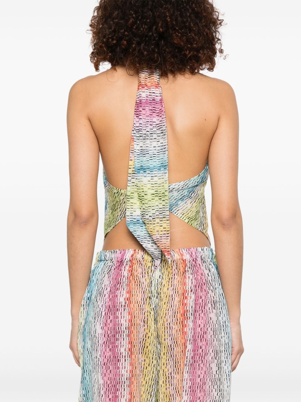 sleeveless turtleneck top - 4