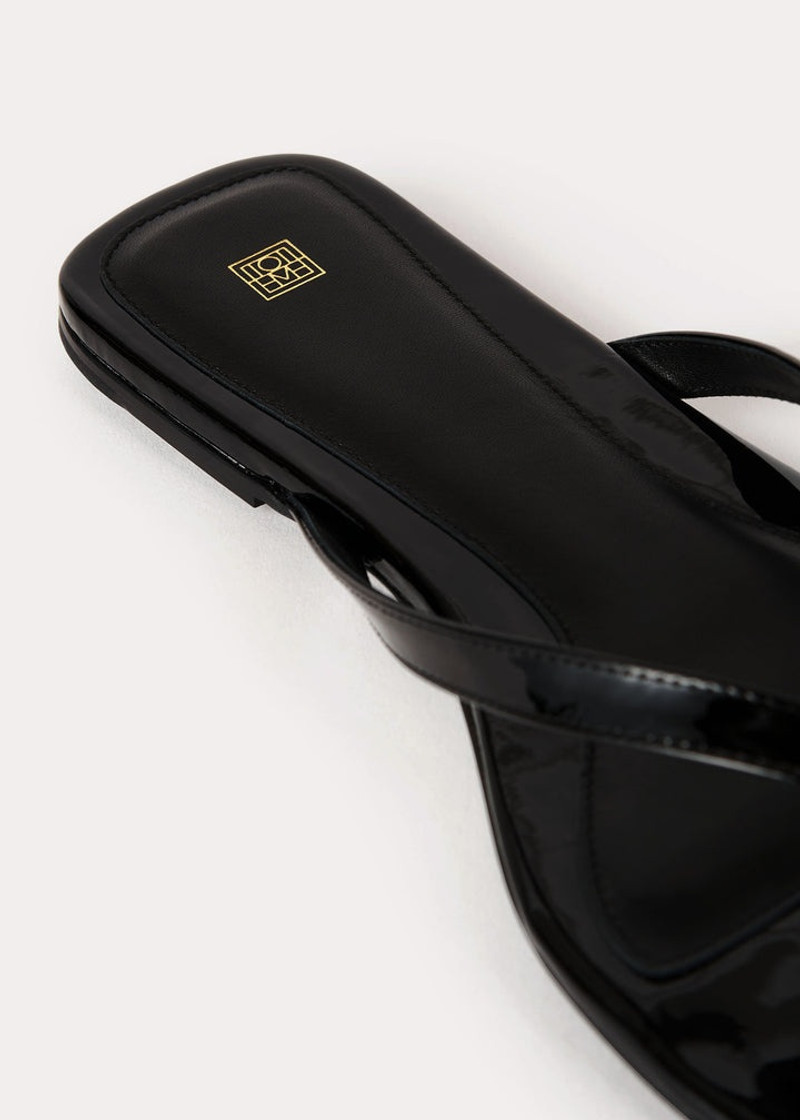 The Flip-Flop Flat black patent 5