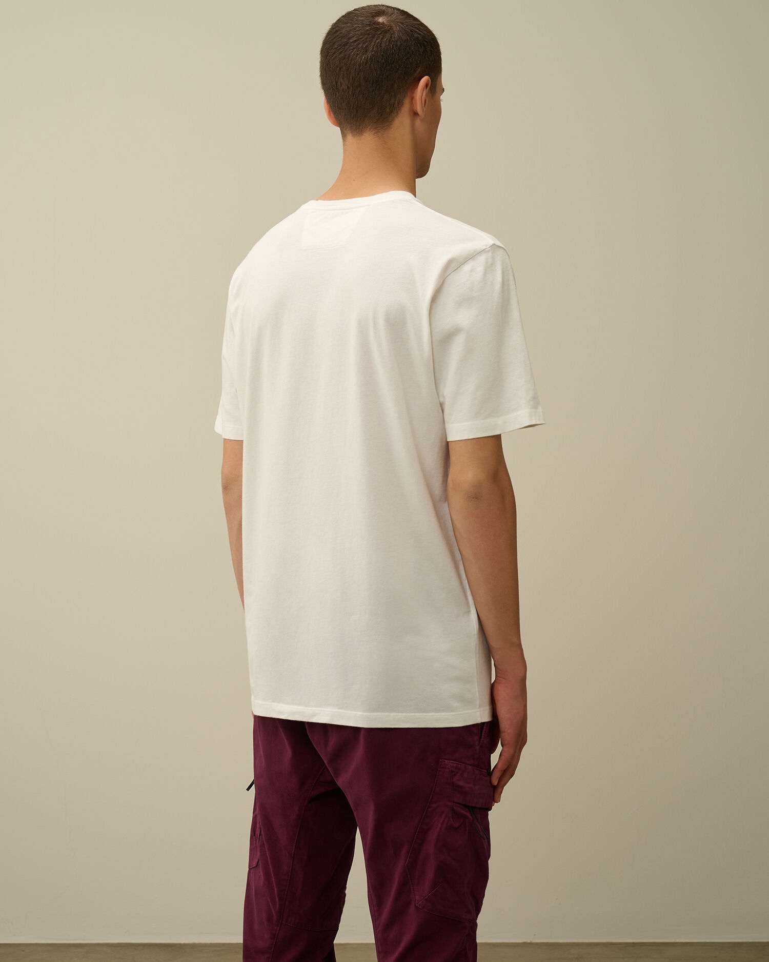 24/1 Jersey Printed Logo Grid T-Shirt - 3