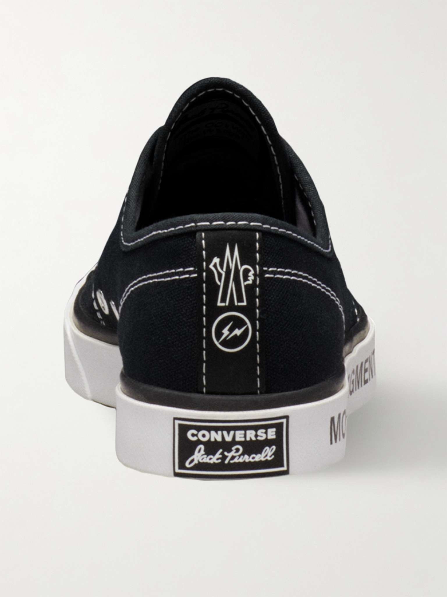 + Converse 7 Moncler Fraylor II Logo-Print Canvas Sneakers - 3