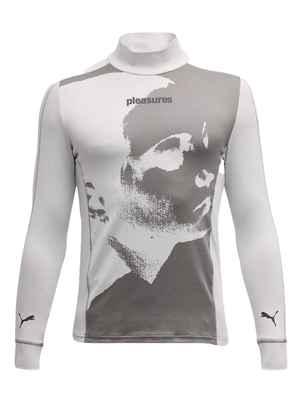 x Pleasures slogan-print T-shirt - 1