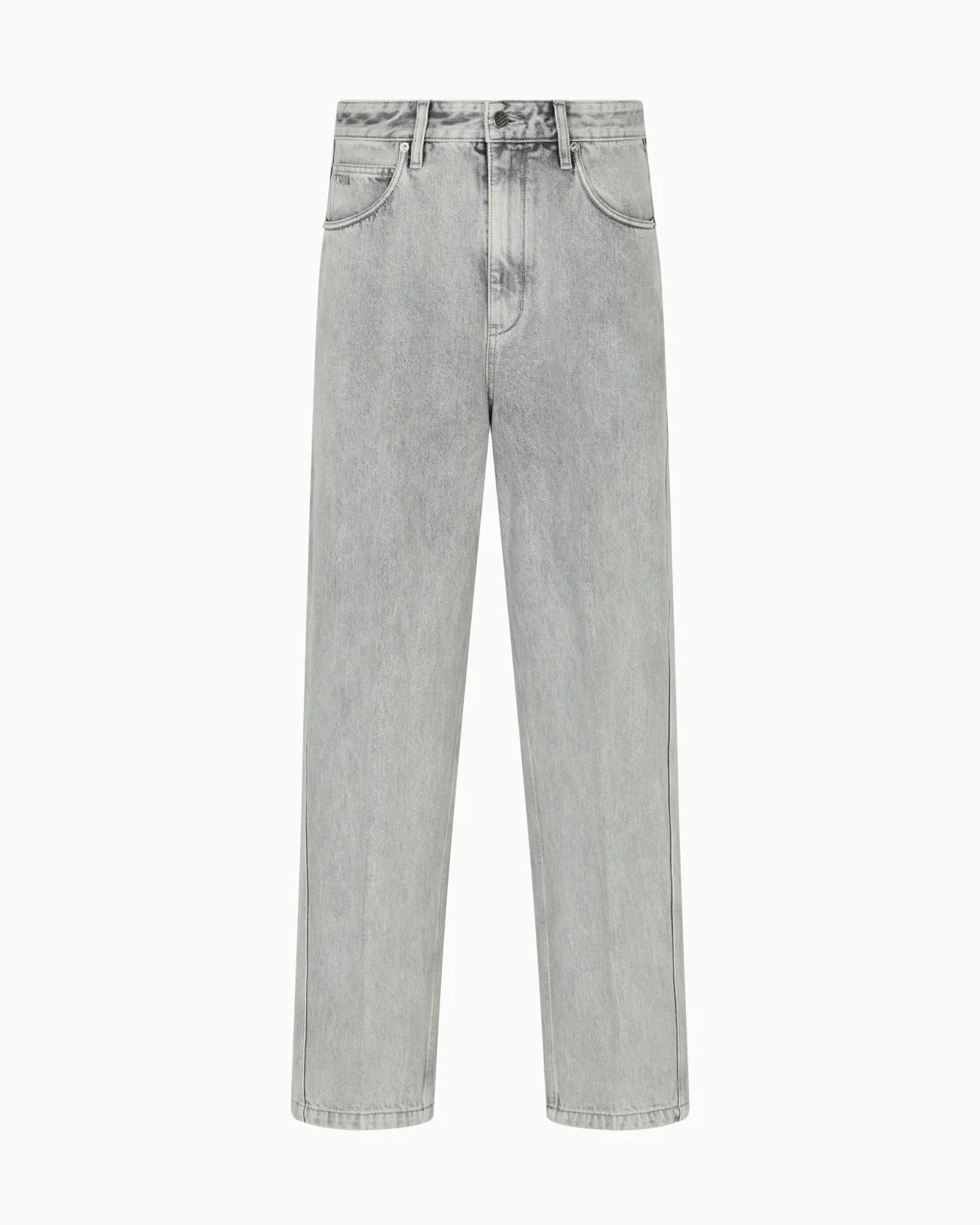 ASV J80 BAGGY TWIST-FIT JEANS IN STONE-WASHED BLEACHED DENIM - 1