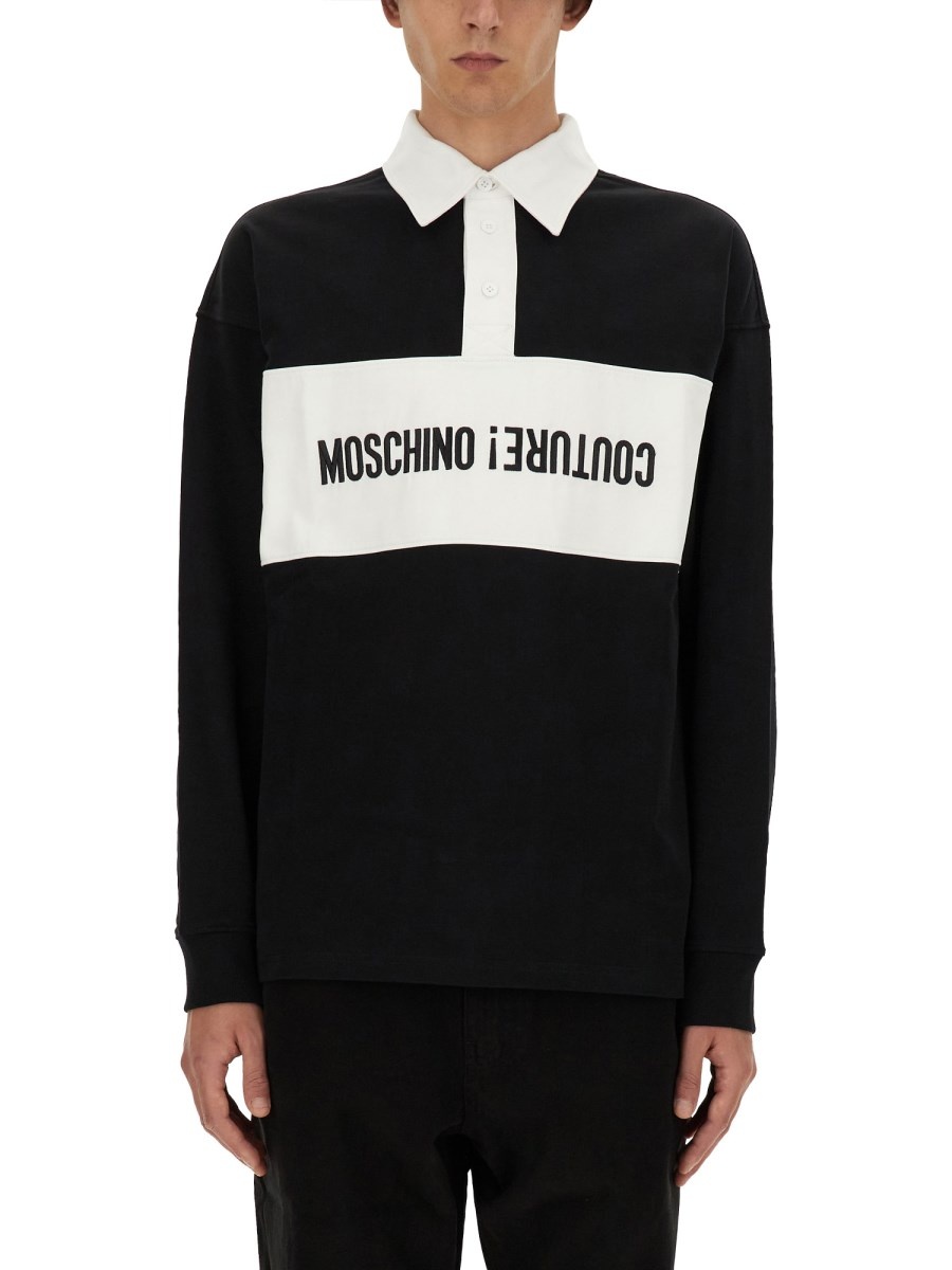 UPSIDEDOWN LOGO POLO SHIRT - 1