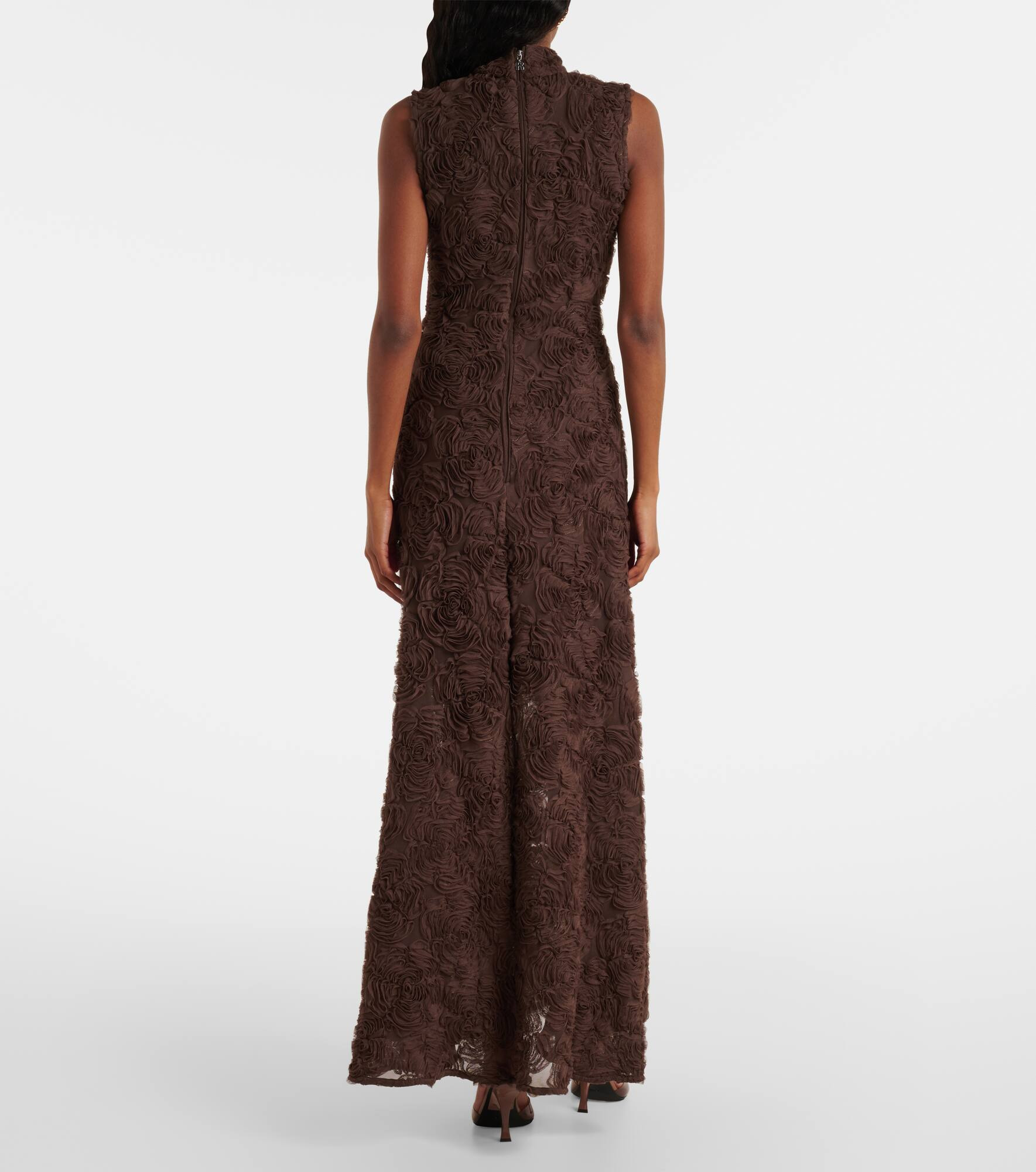Crêpe maxi dress - 3