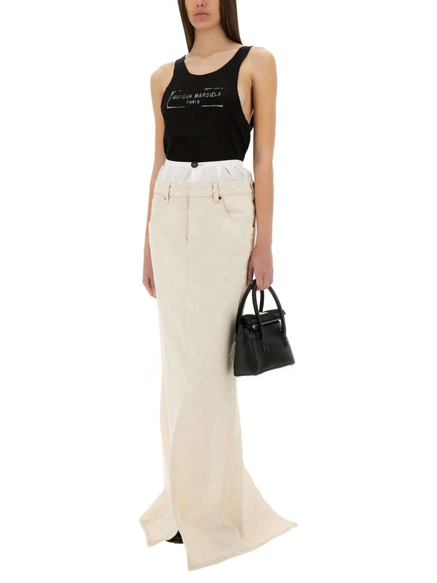 Maison Margiela Women Logo Print Tank Top - 2