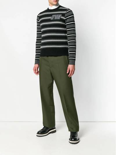 JW Anderson striped crew neck jumper outlook