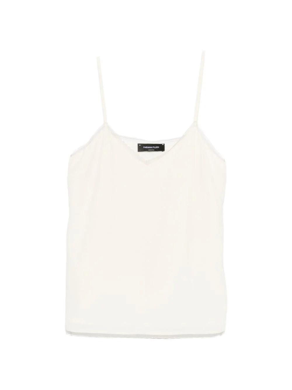 V-neck sleeveless top - 1