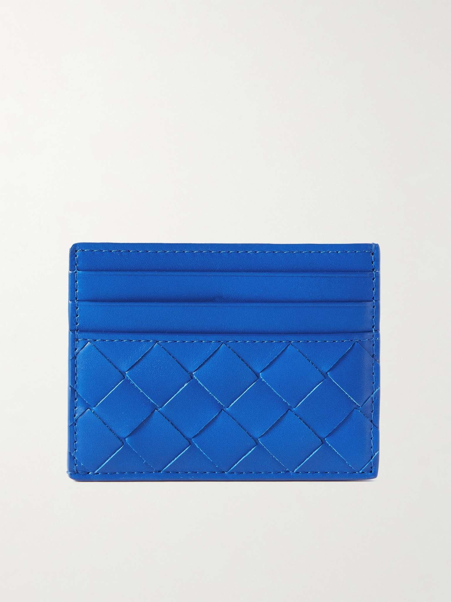 Intrecciato Leather Cardholder - 1