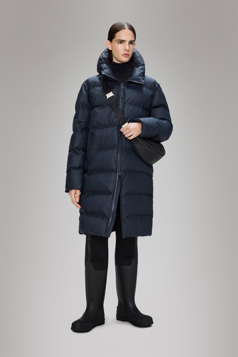 Rains Alta 긴 Puffer 재킷 4