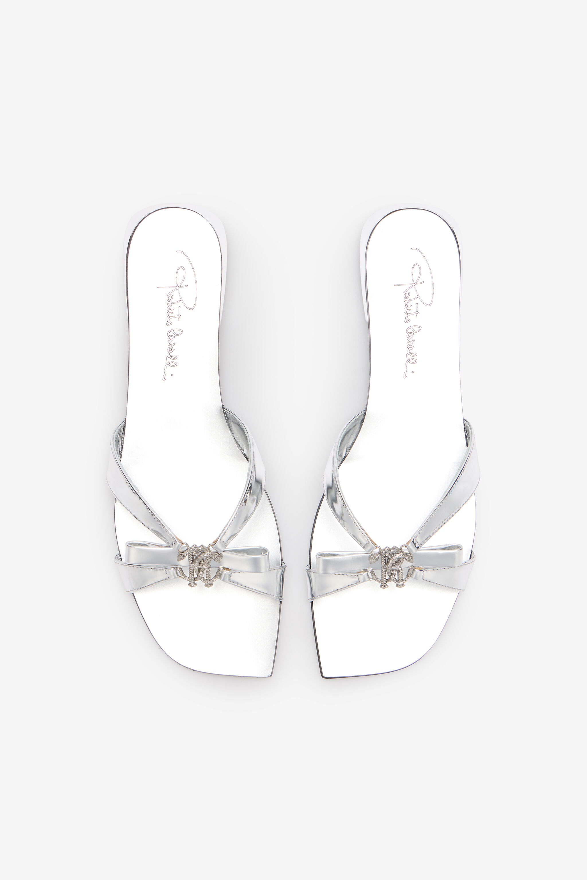 Low Sandals With Mirror Snake Monogram - 6